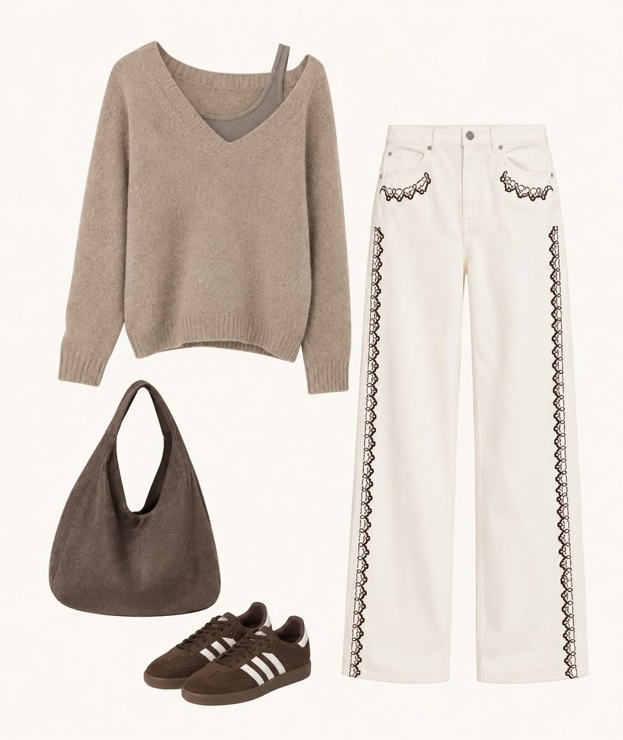 Look con detalles sutiles